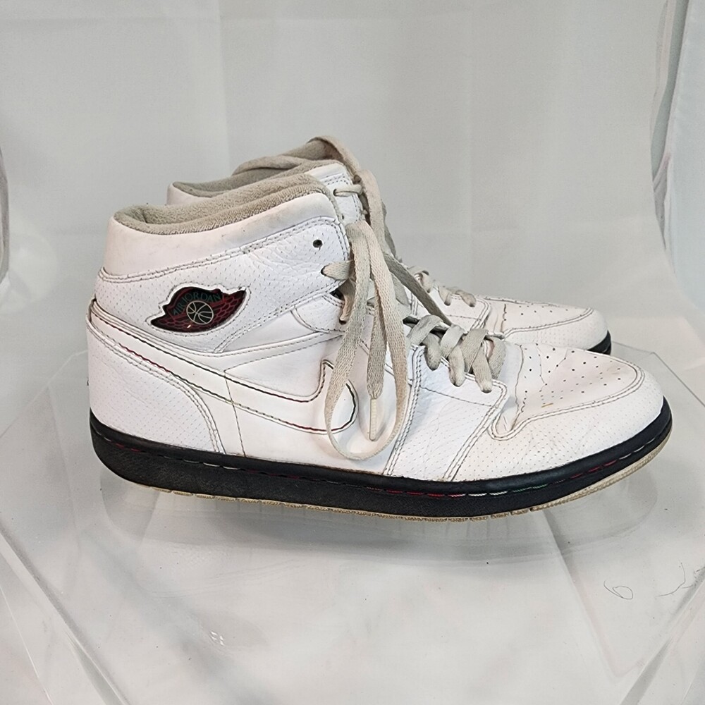 Nike Air Jordan 1 Retro Cinco De Mayo Men 11.5 White HI Top Sneakers Used/Wear